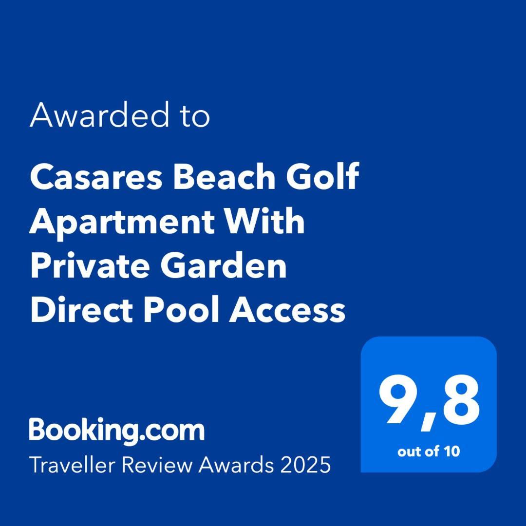Casares Beach Golf Apartment With Private Garden Direct Pool Access Εξωτερικό φωτογραφία